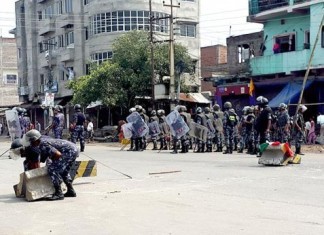 विराटनगरमा गोली चल्दा तीन जना घाइते