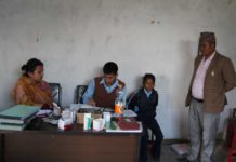 कपुरकोट गाउँपालिका अध्यक्षद्धारा सडक र वडा कार्यालयको अनुगमन