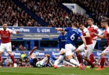 इंग्लिस प्रिमियर लिगमा एभर्टनले आर्सनललाई हरायो