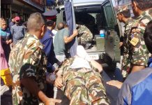 बम डिस्पोज गर्ने क्रममा सेनाका अमलदार घाइते