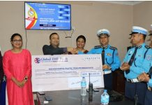 समुदाय–प्रहरी साझेदारी कार्यक्रमलाई ग्लोबल आइएमई बैंकको रु ५ लाख