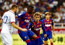 ग्रीजमनको डेब्यु खेलमा बार्सिलोना पराजित