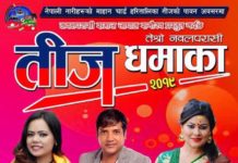 तिजलाई लक्षित गर्दै जापानमा ‘तेश्रो नवलपरासी तीज धमाका’ कार्यक्रम