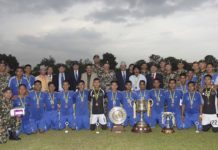 प्रधानसेनापति थापाद्वारा ‘प्रधानसेनापति ट्रफि खेलकुद प्रतियोगिता-२०७६’को समापन