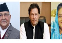 नेपालका प्रधानमन्त्रीले पाकिस्तानी र बङ्गलादेशी समकक्षीलाई भेट्दै