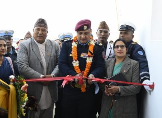 महानगरीय ट्राफिक प्रहरी परिसर भक्तपुरको नवनिर्मित भवन उद्घाटन