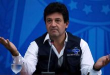 ब्राजिलका स्वास्थ्यमन्त्री लुइज हेनरिक बर्खास्त