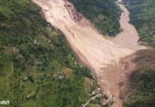 पहिरोमा पुरिएर दुईको मृत्यु, पाँच जना बेपत्ता