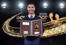 गोल्डेन फुटबल अवार्ड रोनाल्डोकाे पाेल्टामा