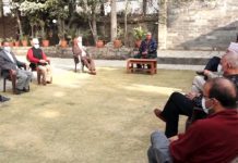 देउवा निवास बुढानीलकण्ठमा कांग्रेसकाे पदाधिकारी बैठक बस्दै