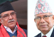 प्रचण्ड र नेपालबीच भेटवार्ता