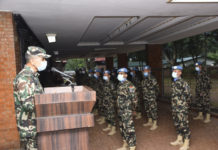 सुडानमा तैनाथ नेपाली शान्ति सैनिकको अदली बदली