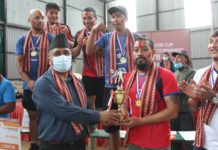 दोश्रो किपू मेयर कप ब्याडमिण्टन कप सम्पन्न