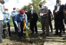 प्रहरी महानिरीक्षक शैलेश थापा क्षेत्रीबाट वृक्षरोपण