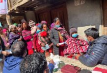 तिलागुफा नगरपालिका–१ को भिग्ममा निःशुल्क स्वास्थ्य घुम्ती शिविर