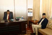 प्रम-एमाले अध्यक्ष ओलीबीच साँझ ७ बजे पुनः छलफल हुने