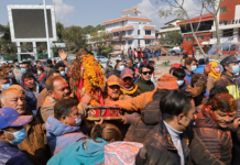 बाजागाजासहित चोरी भएको मूर्ति पुनर्स्थापना