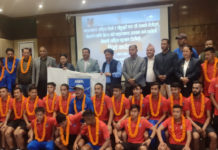 नेपाली राष्ट्रिय फुटबल टोलीकाे विदाइ