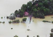 श्रीलङ्काका ६०० भन्दा बढी परिवार बाढी, पहिरोबाट प्रभावित