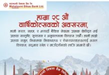 महालक्ष्मी विकास बैंक २८ औँ वर्षमा