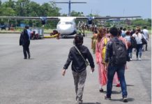 त्रिभुवन विमानस्थलमा उडान सुरु