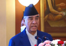 भूकम्पबाट क्षतिका कारण सभापति देउवा दुखित