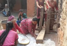 ढिकीमा कहाँनेर मान्छेले बल लगाउँछ ? कहाँनेर गुरुत्व बल लाग्छ र चामल बन्छ ?