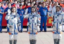 तीन चिनियाँ अन्तरिक्षयात्री आफ्नो अन्तरिक्ष स्टेसनमा ६ महिनाको मिसन पूरा