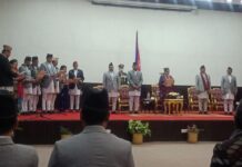 नवनियुक्त तीन जना मन्त्रीले शपथग्रहण लिए