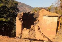 घरभित्रै जलेको अवस्थामा एक पुरुषको शव फेला