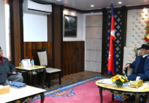 प्रचण्ड र ओलीबीच लामिछानेलाई पुन: गृहमन्त्री बनाउने/नबनाउने विषयमा छलफल