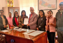 अनेरास्ववियूले ५० प्रतिशतमा लैजानुपर्ने माग राख्दै बुझाए ज्ञापन पत्र