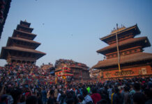 मध्यपुरथिमिमा बिस्केट जात्रामा चार दिन बिदा