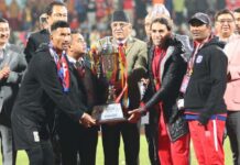 नेपालले थ्री नेसन्स कपको उपाधि जित्याे