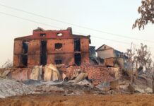 घर जलेपछि पीडितलाई बासको समस्या