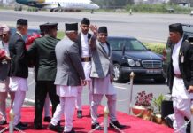 प्रधानमन्त्री ‘प्रचण्ड’ चार दिने भारत भ्रमण प्रस्थान