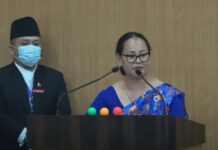 विश्वासको मतसम्बन्धी प्रस्तावमा जसपाकी सांसद निर्मला लिम्बु बोल्न अस्वीकार