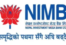 नेपाल इन्भेस्टमेन्ट मेगा बैंकको नाफामा ३३.४६ प्रतिशतको वृद्धि