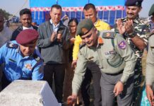 सीमा स्तम्भ मर्मत गर्ने कार्य सुरु