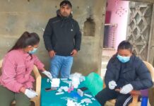 नरैनापुरमा हात्तीपाइलेको जिवाणु परिक्षण