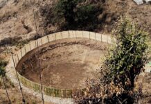 धनकुटामा बर्सातको पानी जम्मा गर्ने रिचार्ज पाखरी बनाउन सुरु