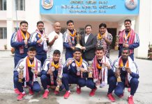 पुरुष अन्तर्राष्ट्रिय कबड्डी प्रतियोगिताको उपविजेता नेपाली टोलीलाई स्वागत