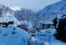 दार्चुलाको विभिन्न क्षेत्रमा हिमपात