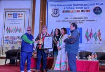 ब्लड डोर्नस सोसाइटी नेपालका सल्लाहकार सदस्य राजीव श्रेष्ठ सम्मानित