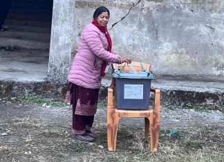 जाजरकोटको नलगाड नगरपालिकामा मतदान