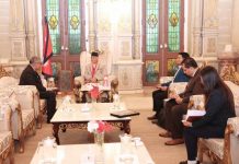 बङ्गलादेशका राजदूत चौधरीकाे बिदाइ