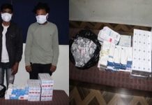 भारतबाट अवैध औषधी भित्र्याउने दुई पक्राउ