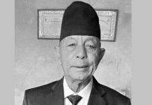 अभिनेता दिलीप रायमाझीकाे बुवा बित्याे