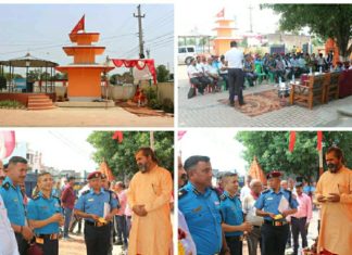 माता दुर्गा भवानी मन्दिरकाे समुद्घाटन