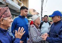 माओवादी तराई–मधेस जागरण अभियानका क्रममा प्रचण्ड रूपन्देही पुगे